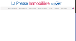 Desktop Screenshot of lapresseimmobiliere.com