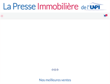 Tablet Screenshot of lapresseimmobiliere.com